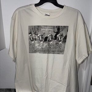 Disney Silly Symphony Skeleton Dance Tee - Cream